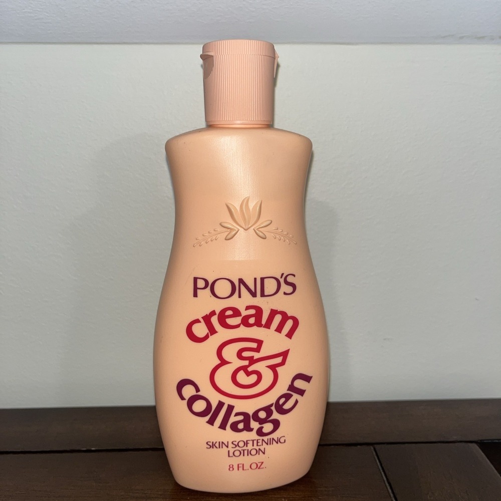Vintage Ponds Cream & Collagen Skin Softening Lotion, 8 Oz‎ HTF RARE